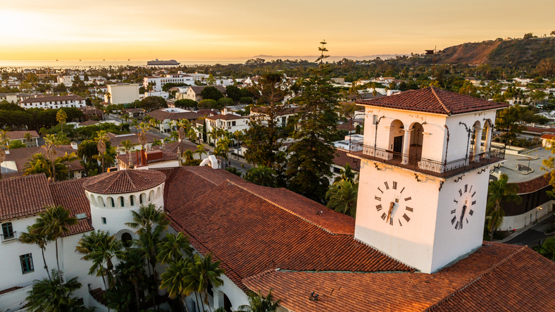 Panoramic Image of Santa Barbara, California